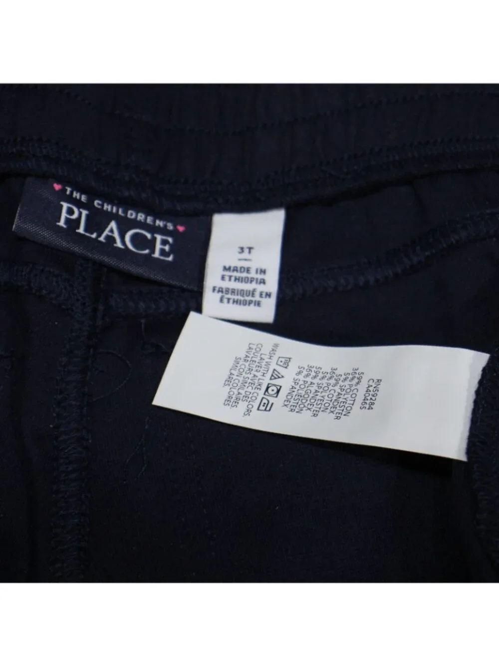 The Children's Place Pull on Jeggings Pants Sandy Navy 2 Pack 3T US